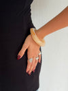 Lykke chunky armbånd - Varm beige