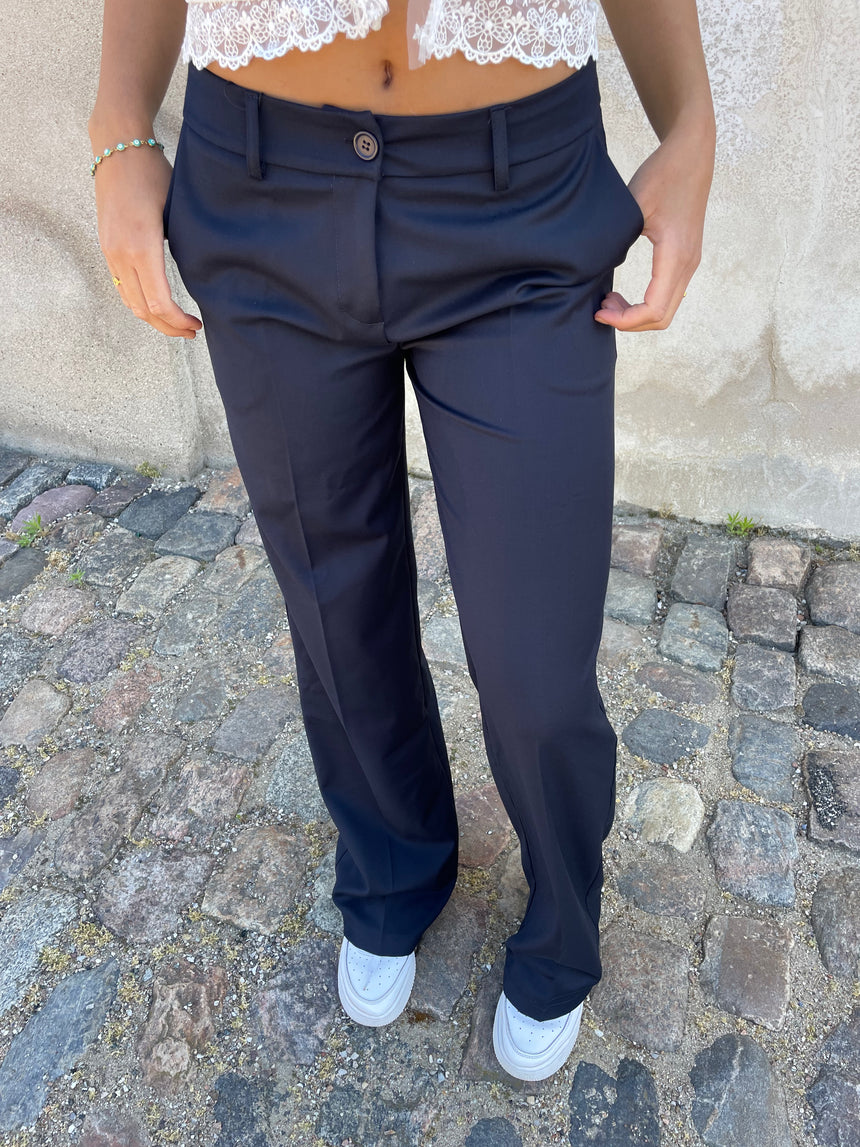 Kienna lavtaljet suit bukser - Navy