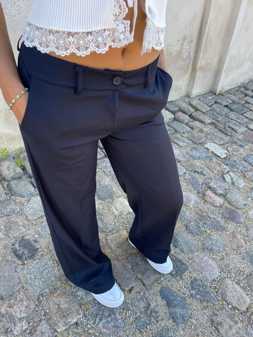 Kienna lavtaljet suit bukser - Navy