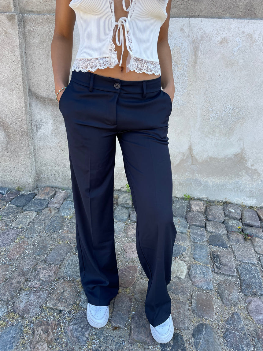 Kienna lavtaljet suit bukser - Navy