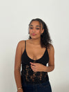Lenia blonde top - Sort