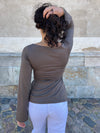 Maddy bluse - Brun