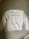 "Thank god for making me hot" sweatshirt - grå