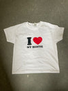 "I love my bestie" baby tee - hvid
