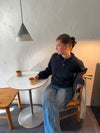 Molly striktrøje - Navy