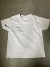 "Best friends" baby tee - grå