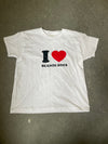 "I love scandi boys" baby tee - hvid