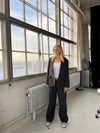 Blanca oversized suit pants - grå