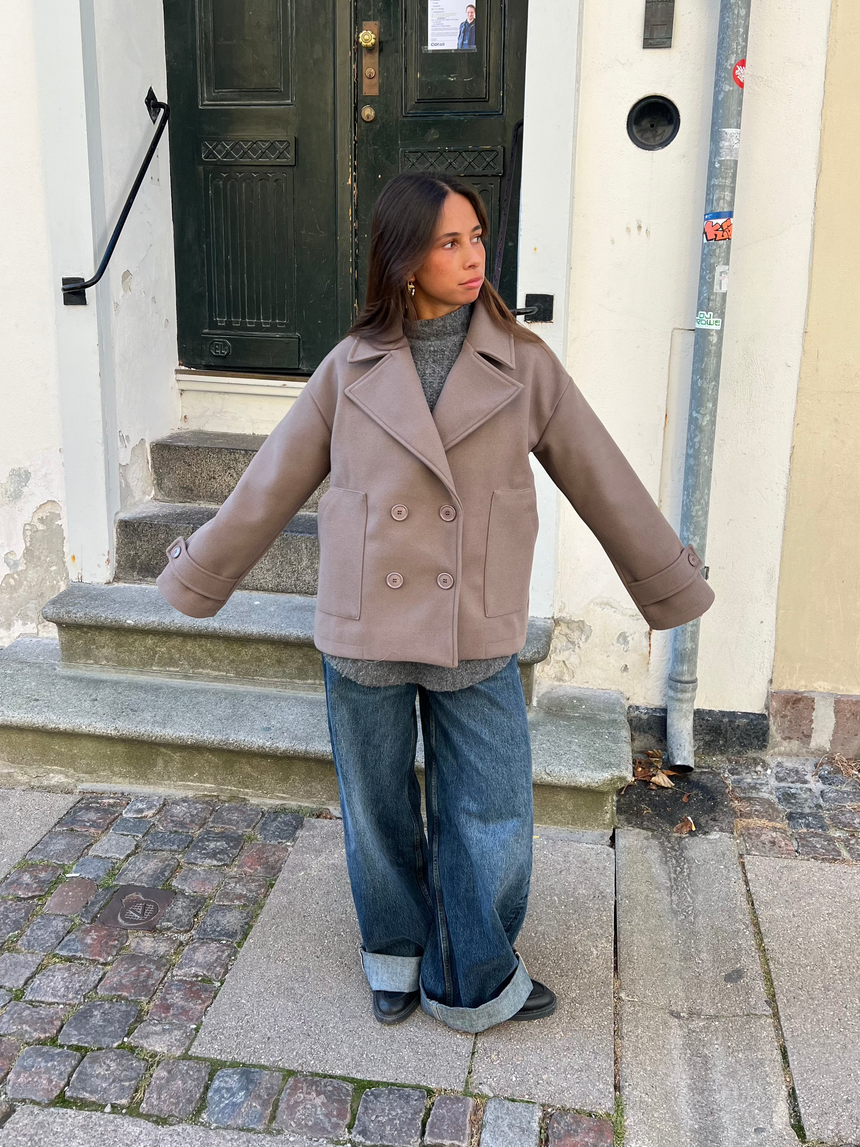Ginalli jakke - Taupe