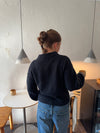 Molly striktrøje - Navy
