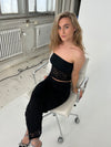 Claudie blonde nederdel - Sort