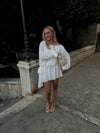 Aveline off shoulder kjole - Hvid