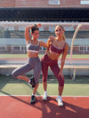 Elevate capri leggings - Stormy grey
