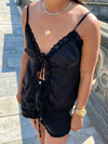 Agnes cowboy shorts - Sort