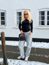 Nyla straight jeans - Lysegrå