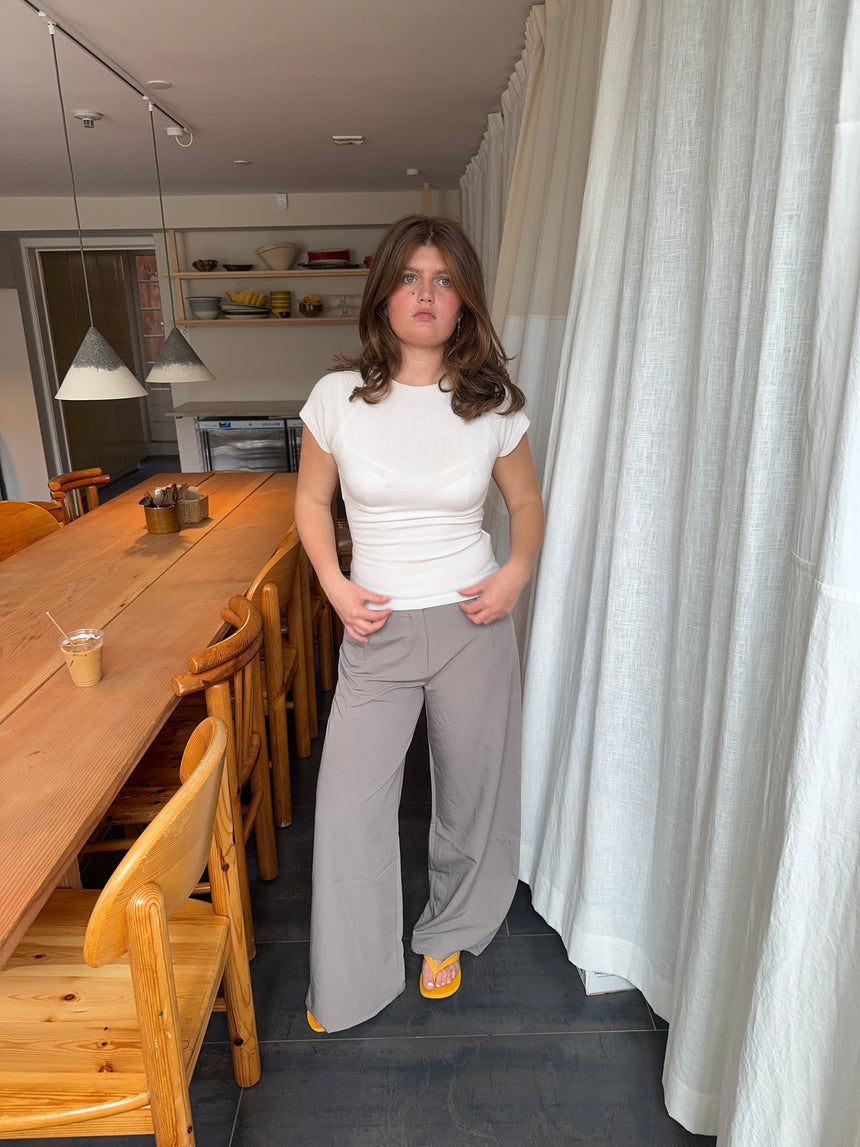 Anja suit bukser - Grå/beige