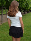 Erla blonde nederdel - Sort