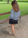 Erla blonde nederdel - Sort