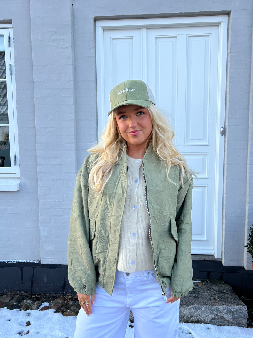 Lillian jakke med mønster - Kaki
