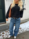 Sage baggy jeans - Mørkeblå denim