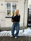 Sage baggy jeans - Mørkeblå denim