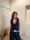 Ottilia vest - Sort