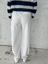 Lisette oversized suit bukser i fløjl - Off-white