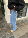 Nyla straight jeans - Lys denim