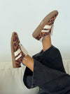 Astana sneakers med kappe - Leopard