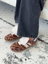 Astana sneakers med kappe - Leopard