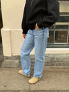 Nyla straight jeans - Lys denim