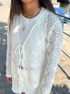 Angelina blonde bluse - Hvid
