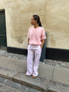 Olivia kortærmet mohair cardigan - Lyserød