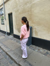 Olivia kortærmet mohair cardigan - Lyserød