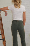 Nettie bootcut jeans - Kaki