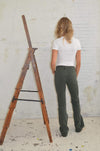 Nettie bootcut jeans - Kaki