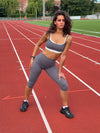 Elevate capri leggings - Stormy grey