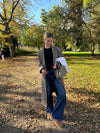 Alva oversized frakke - Taupe