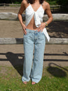 Samara low waisted jeans - Lys denim