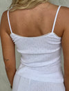 Kaya pointelle top - Hvid