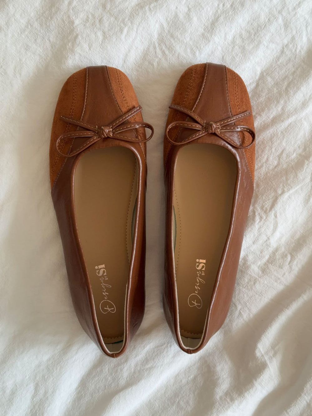 Nuella ballerina - Brun