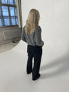 Nuna lavtaljede jeans - Sort
