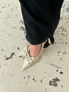 Kandy slingback stiletter - Cream