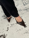 Kandy slingback stiletter - Brun