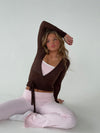 Motion wrap blouse - Espresso