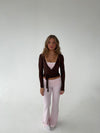 Motion wrap blouse - Espresso