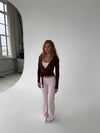 Motion wrap blouse - Espresso