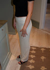 Bella maxi nederdel med pallietter - Off white
