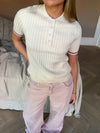 Svealy polo t-shirt - Beige
