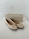 Segovia ballerina sko med sløjfe - Off white